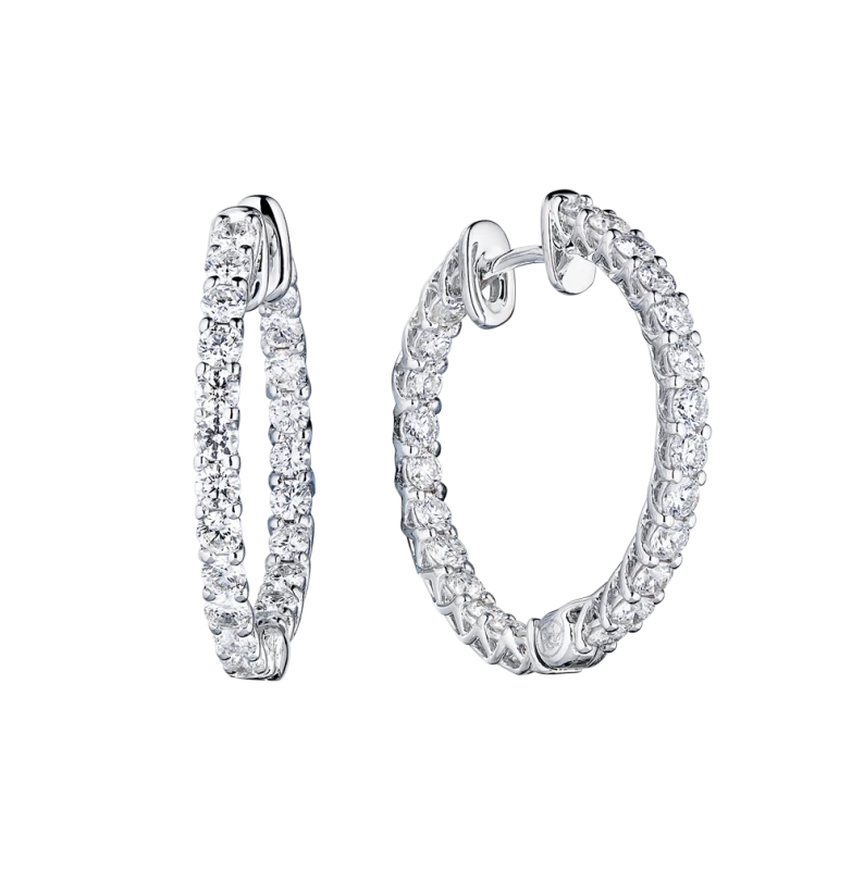 ROUND DIAMOND EARRINGS